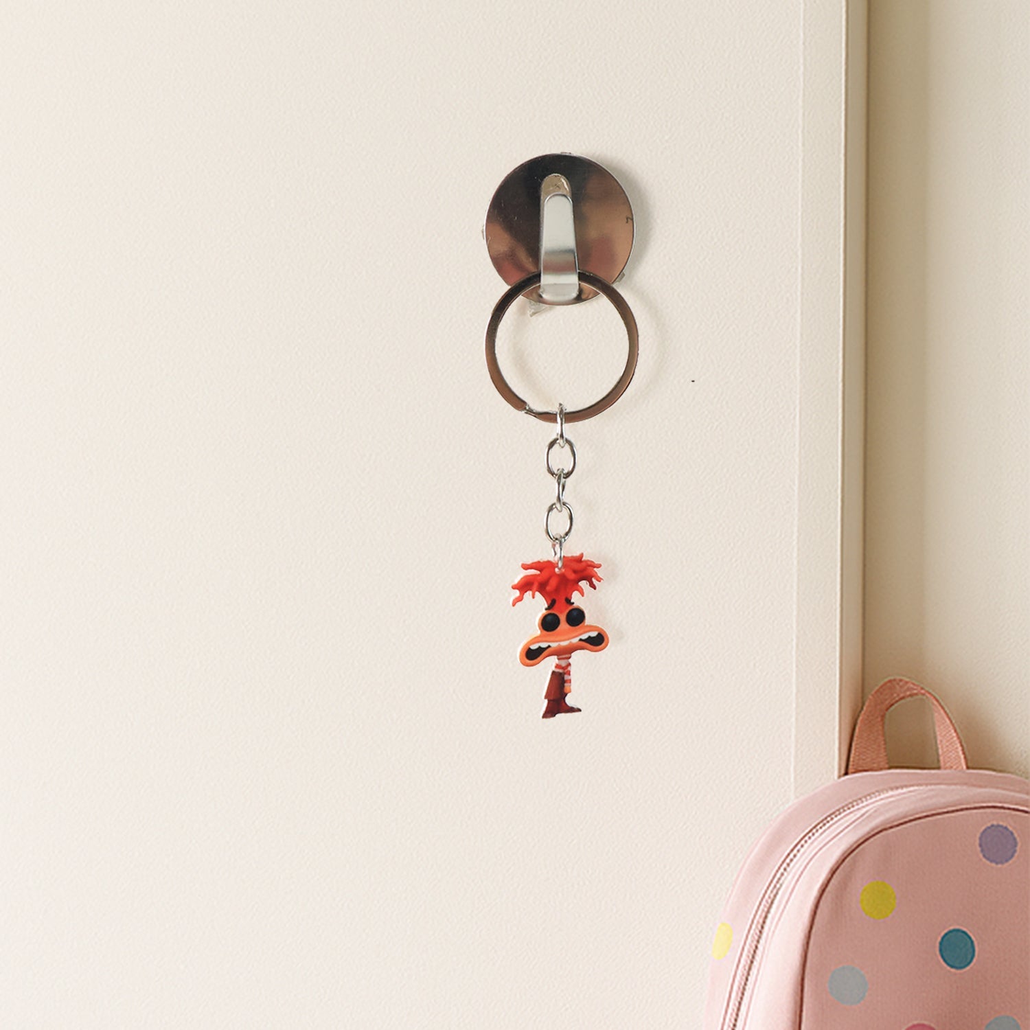 Quirky Cartoon Character Keychain (1 Pc) Quirky Cartoon Character Keychain (1 Pc)